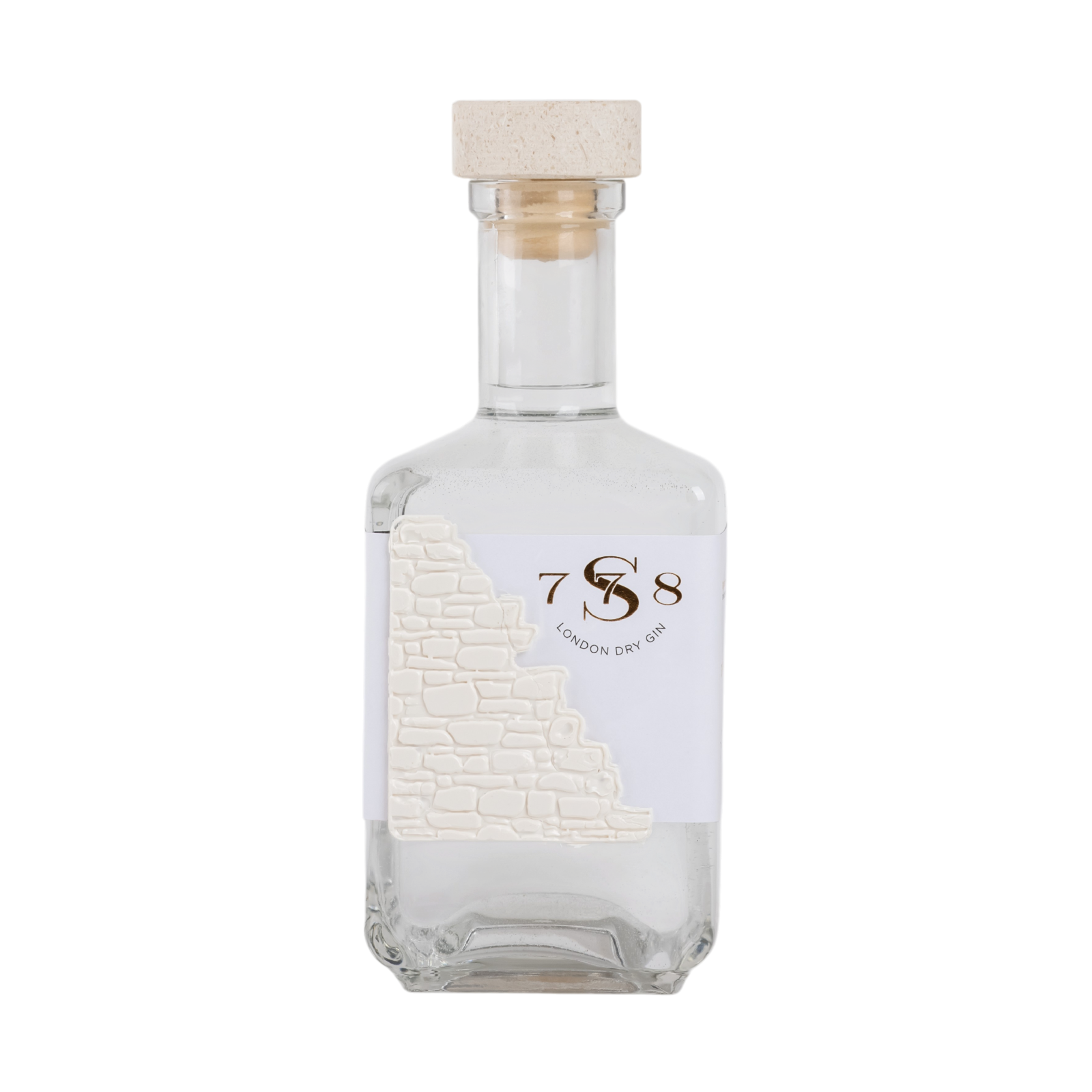 S778 gin, boca s čepom od bračkog kamena